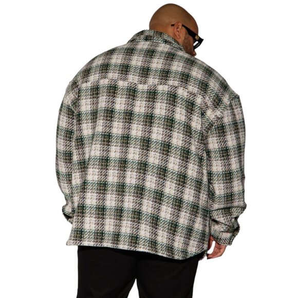 San Juan Textured Quilted Shacket Jacket Men's - Picture 6 of 6